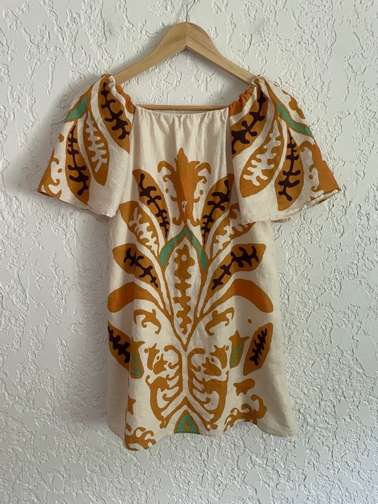 Zara Other - ZARA Floral Tropical Linen Cotton Dress - 11/12